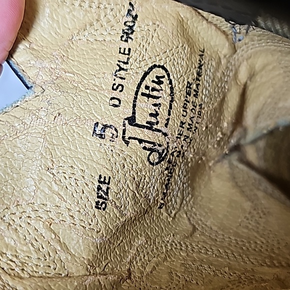 Justin Cowgirl Boots - Picture 10 of 10